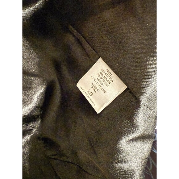 Women’s XS- New York & Co Black Belted Trench Coat Jacket - Picture 5 of 6